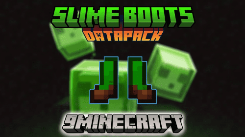 Slime Boots Data Pack (1.20.2, 1.19.4) – Jump Higher! Thumbnail