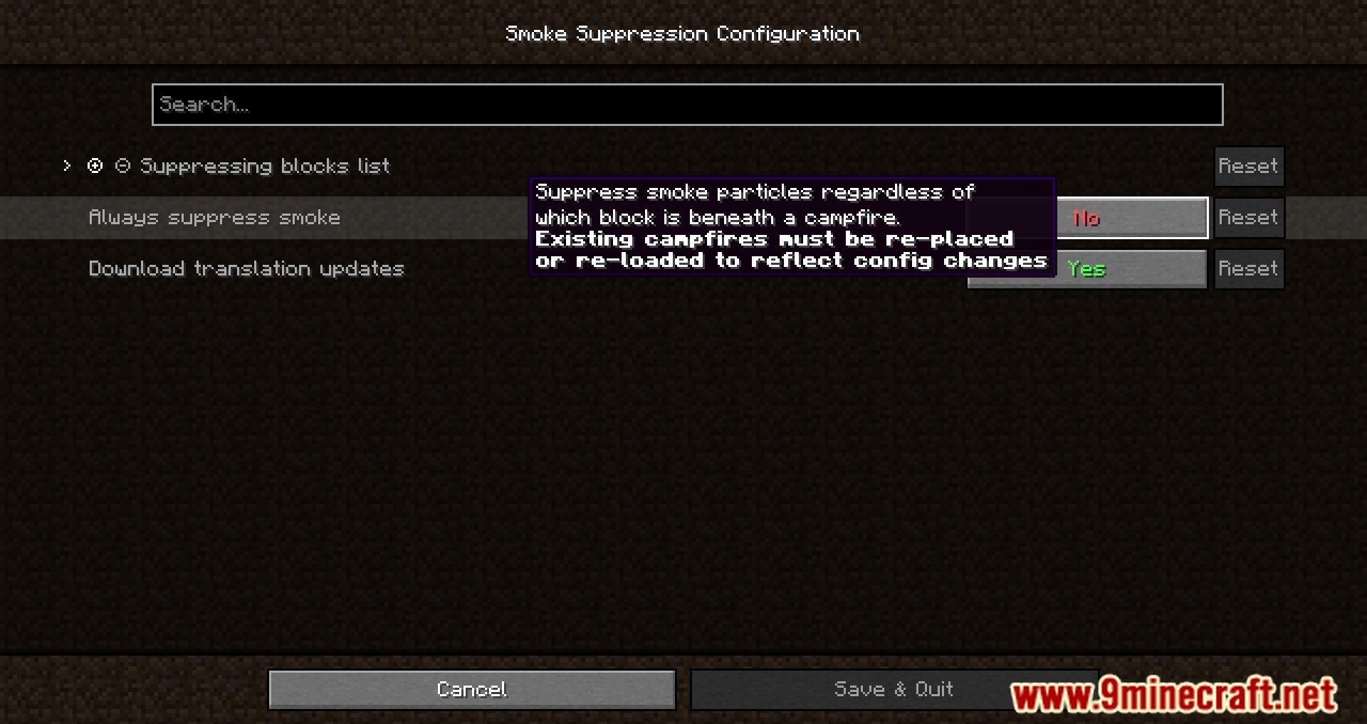 Smoke Suppression Mod (1.20.4, 1.19.4) - Disable Smoke 4