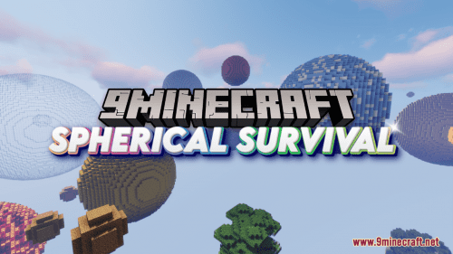 Spherical Survival Map (1.21.1, 1.20.1) – A Sky Full of Challenges Thumbnail