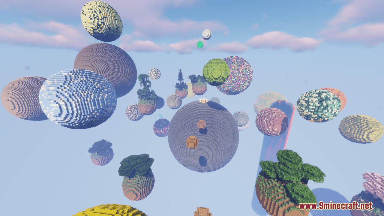 Spherical Survival Map (1.21.1, 1.20.1) - A Sky Full of Challenges 11