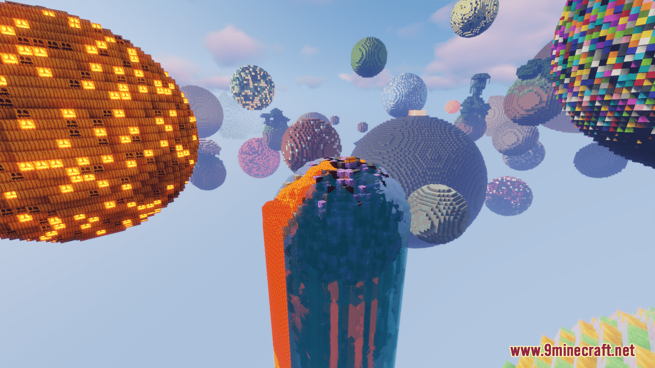 Spherical Survival Map (1.21.1, 1.20.1) - A Sky Full of Challenges 3