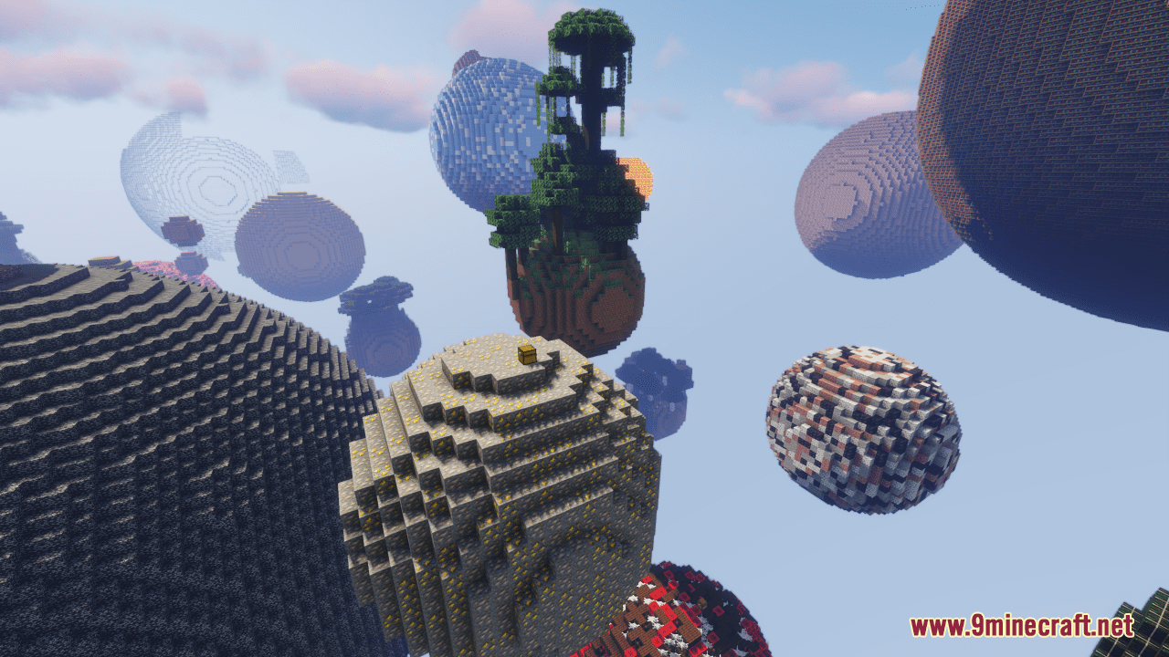 Spherical Survival Map (1.21.1, 1.20.1) - A Sky Full of Challenges 6