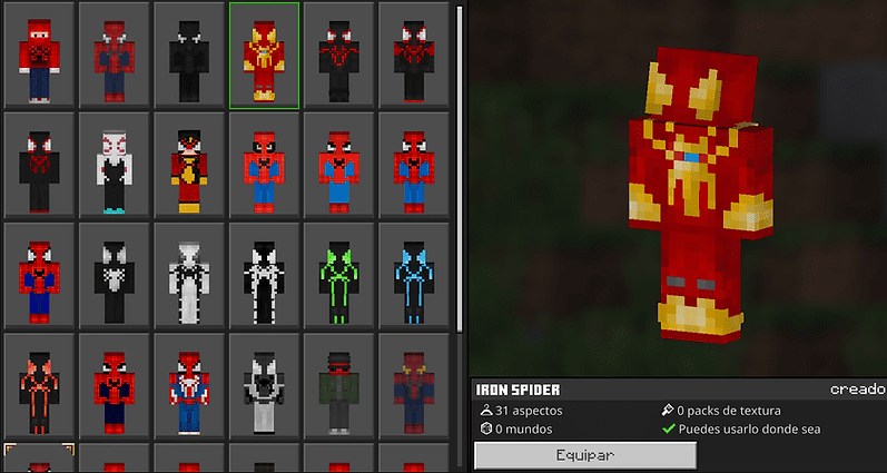 Spider-Verse Skin Pack (1.20, 1.19) - MCPE/Bedrock 2