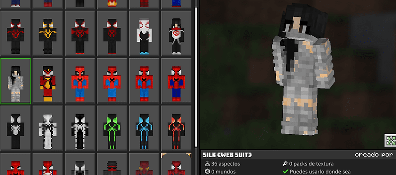 Spider-Verse Skin Pack (1.20, 1.19) - MCPE/Bedrock 3