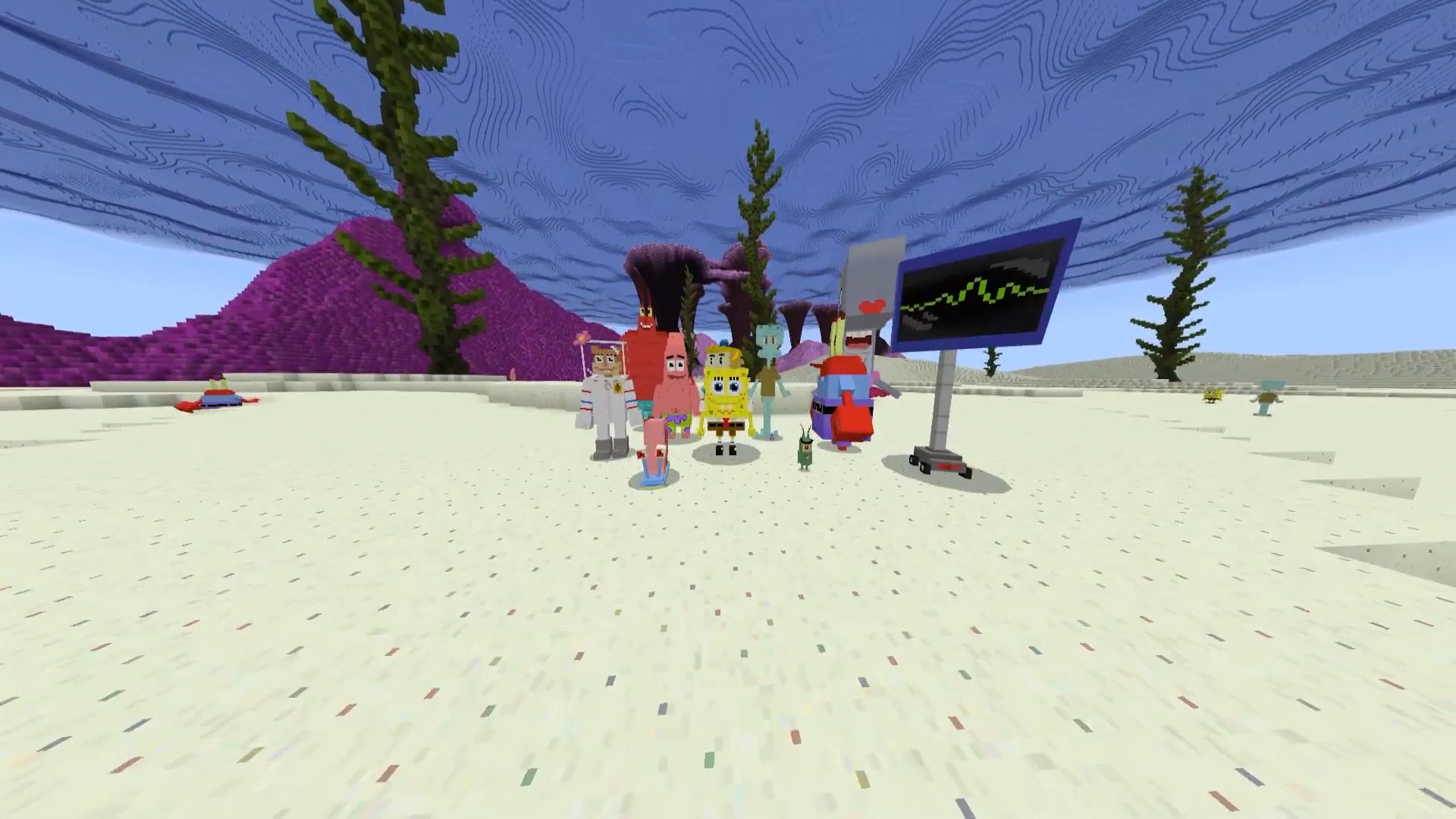 SpongeBob SquarePants Addon (1.20, 1.19) - MCPE/Bedrock Mod 8