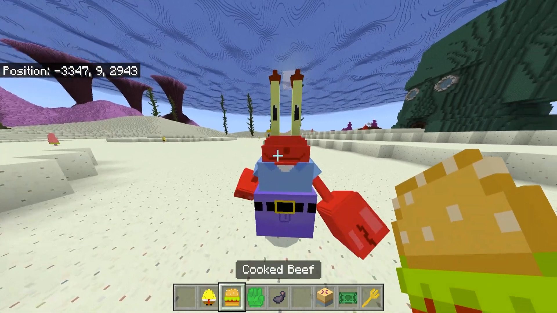 SpongeBob SquarePants Addon (1.20, 1.19) - MCPE/Bedrock Mod 9