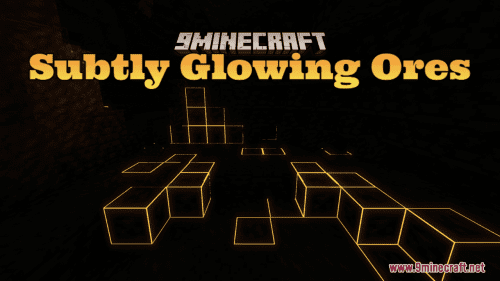 Subtly Glowing Ores Resource Pack (1.20.6, 1.20.1) – Texture Pack Thumbnail