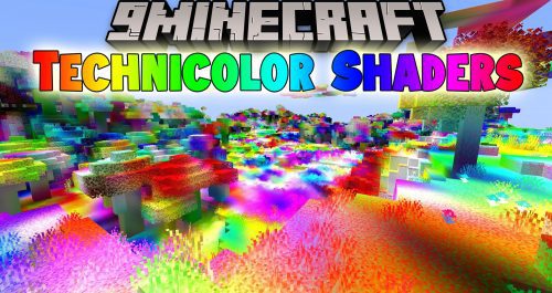 Technicolor Shaders (1.20.4, 1.19.4) – Crazy, Colorful Shaderpack Thumbnail