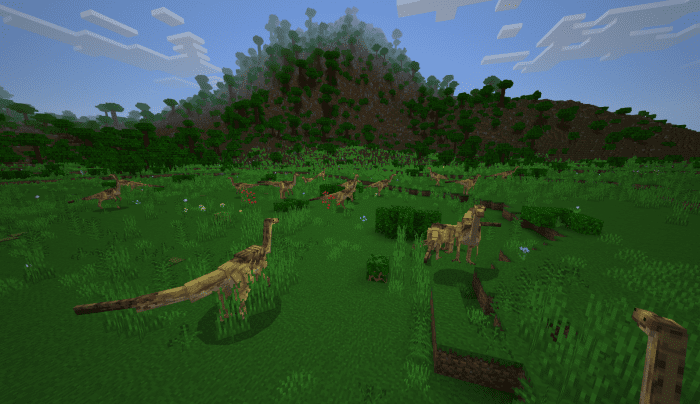 The Lost World Addon (1.20) - MCPE/Bedrock Prehistoric Creatures Mod 13