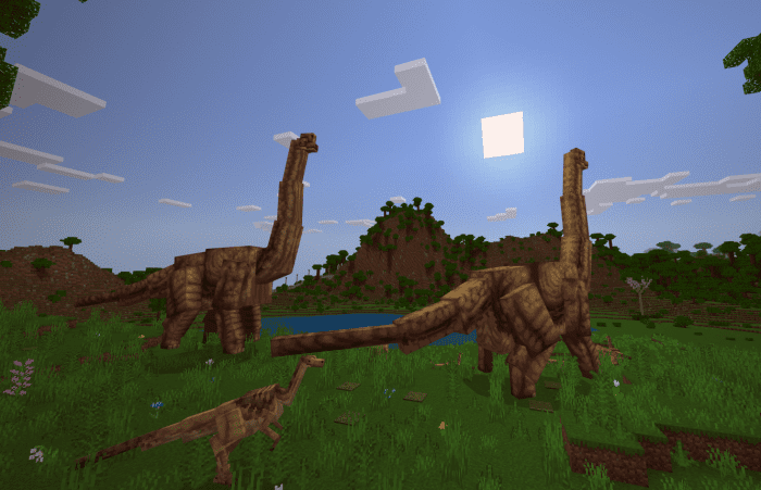 The Lost World Addon (1.20) - MCPE/Bedrock Prehistoric Creatures Mod 16