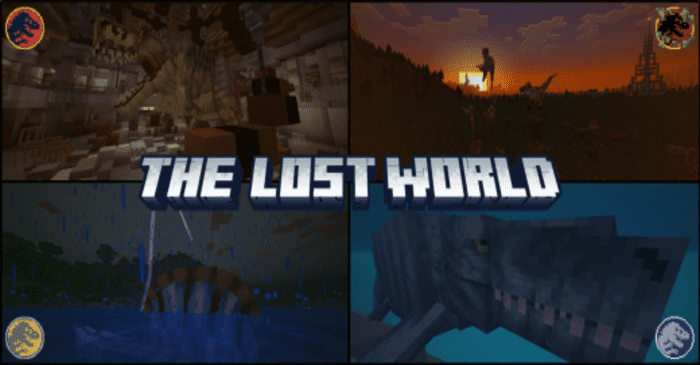 The Lost World Addon (1.20) - MCPE/Bedrock Prehistoric Creatures Mod 1