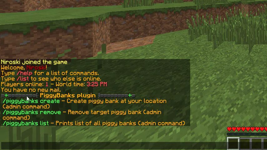 The Piggy Bank Plugin (1.20.1, 1.20) – Spigot 3