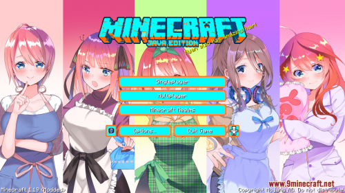 The Quintessential Quintuplets Custom GUI Resource Pack (1.20.6, 1.20.1) – Texture Pack Thumbnail