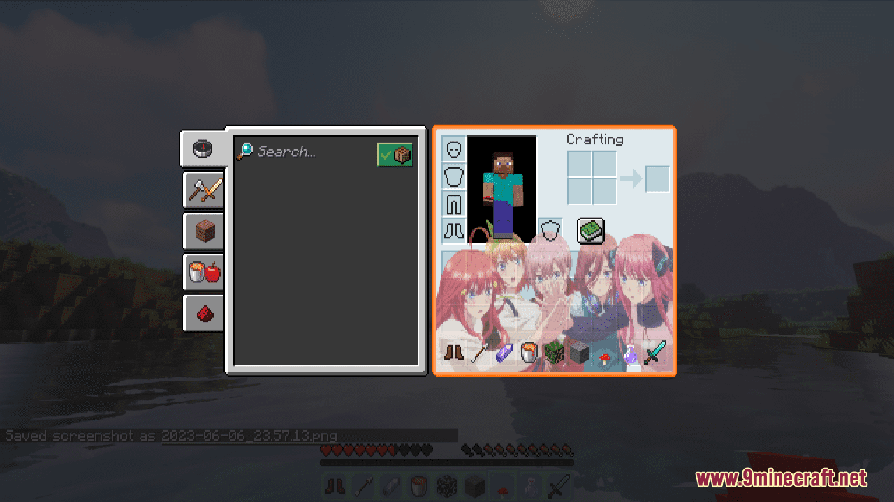 The Quintessential Quintuplets Custom GUI Resource Pack (1.20.6, 1.20.1) - Texture Pack 10