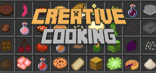 Creative Cooking Addon (1.20) – MCPE/Bedrock Thumbnail