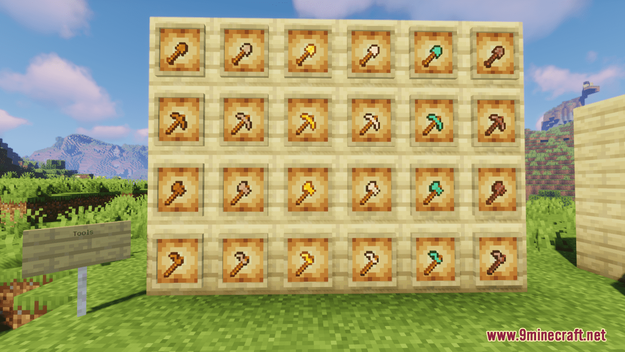 Tiny Tools TXF Resource Pack (1.20.4, 1.19.4) - Texture Pack 6