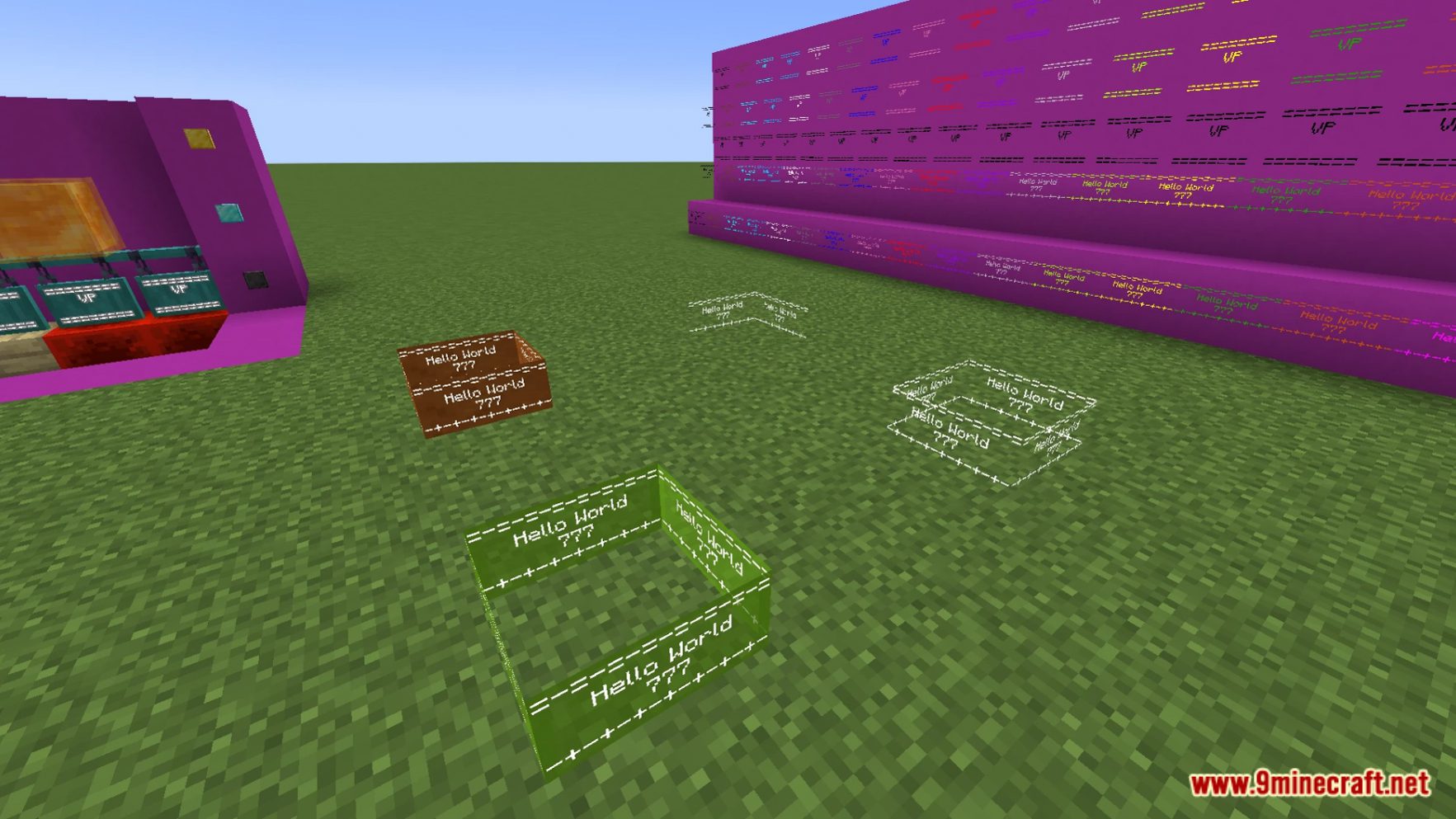 Transparent Signs Data Pack (1.20.2, 1.19.4) - Invinsible Fonts! 2