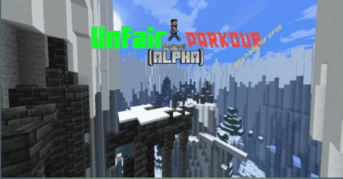 Unfair Parkour Map (1.20) – MCPE/Bedrock Thumbnail