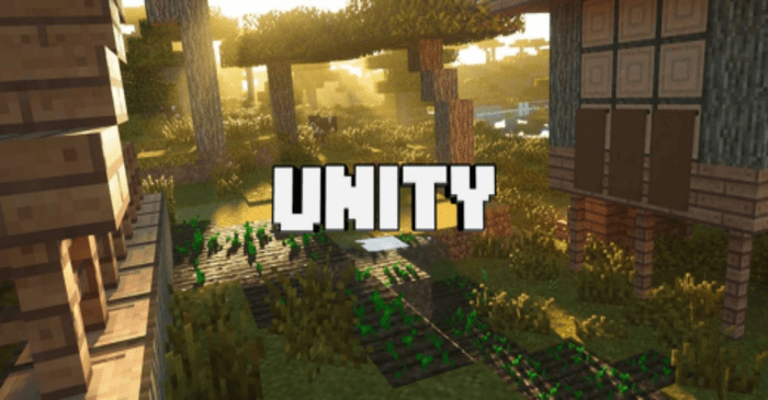 Unity 16x Texture Pack (1.20) - MCPE/Bedrock 1