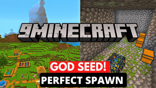 Top 3 God Seeds For Minecraft (1.19.4, 1.19.2) – Bedrock Edition Thumbnail