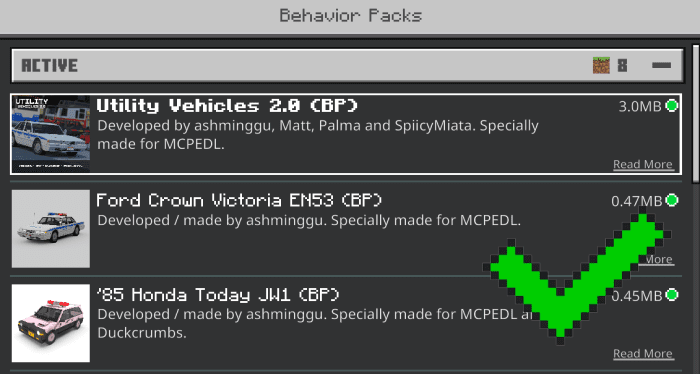 Utility Vehicles Addon (1.20, 1.19) - MCPE/Bedrock Mod 38