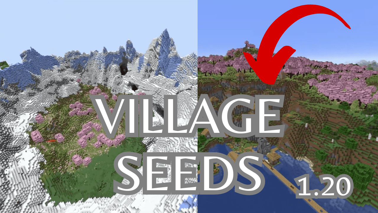 Top 5 Awesome Village Seeds For Minecraft (1.20.6, 1.20.1) - Java/Bedrock Edition 1