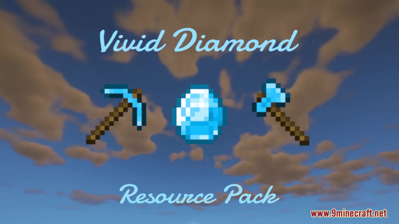 Vivid Diamond Resource Pack (1.20.6, 1.20.1) - Texture Pack 1