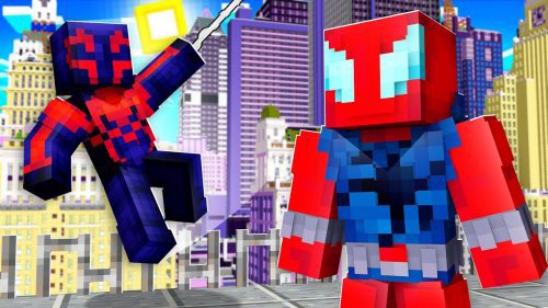 Waffles Spider-Verse Heropack Mod (1.7.10) – Spider-Man, Shocker Suits Thumbnail