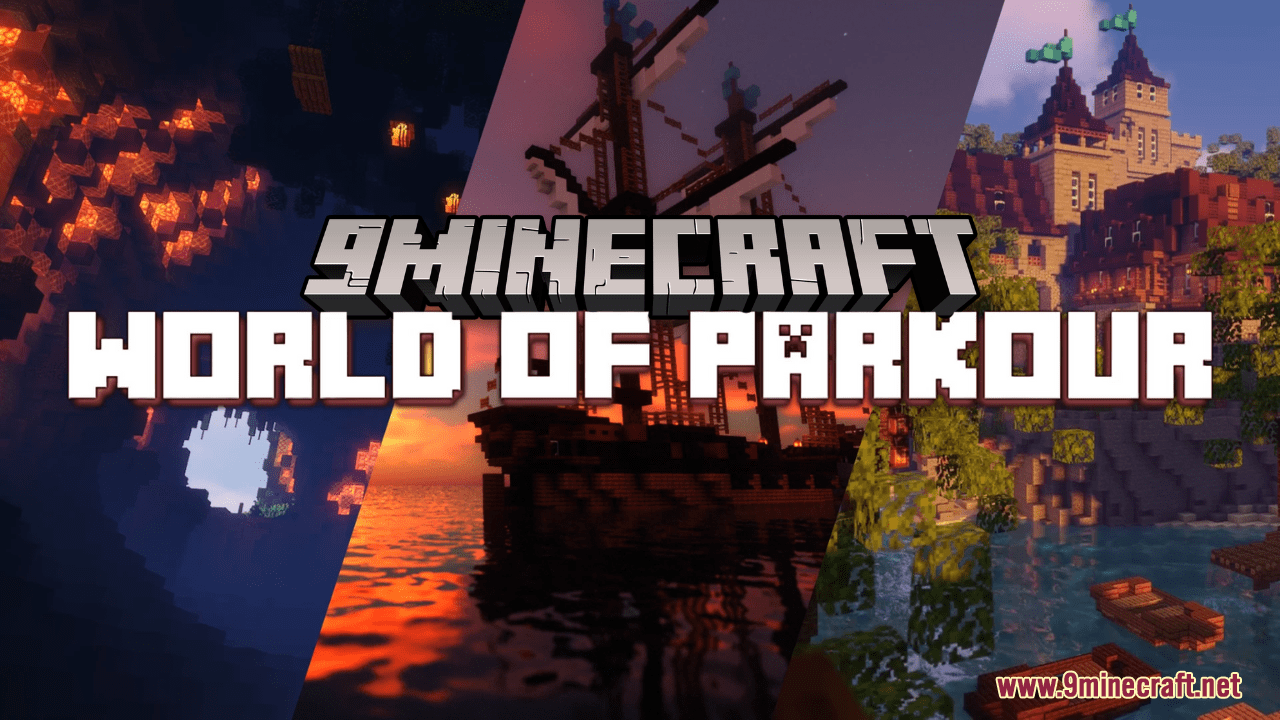 World of Parkour Map (1.21.1, 1.20.1) - The Ultimate Parkour Collection 1