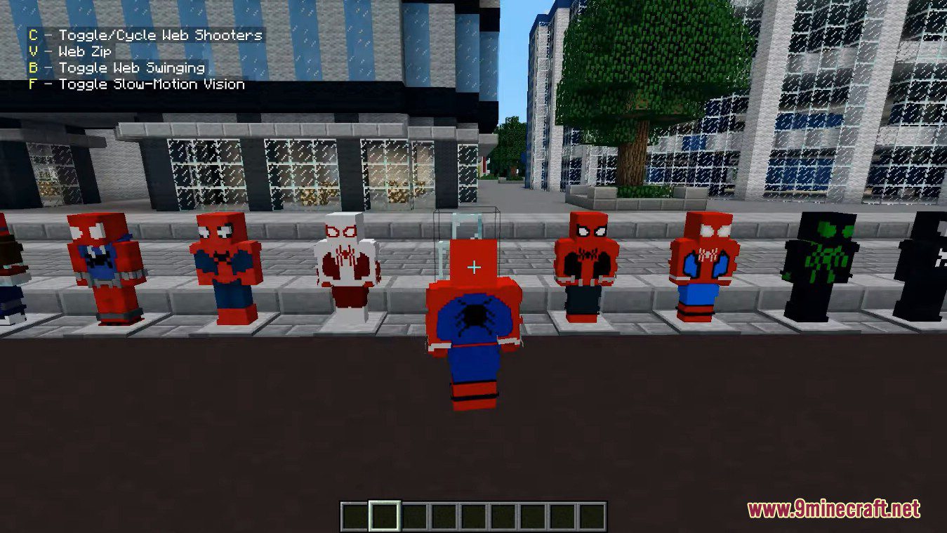 XSQHeroes Heropack Mod (1.7.10) – Spider Man Costumes 11