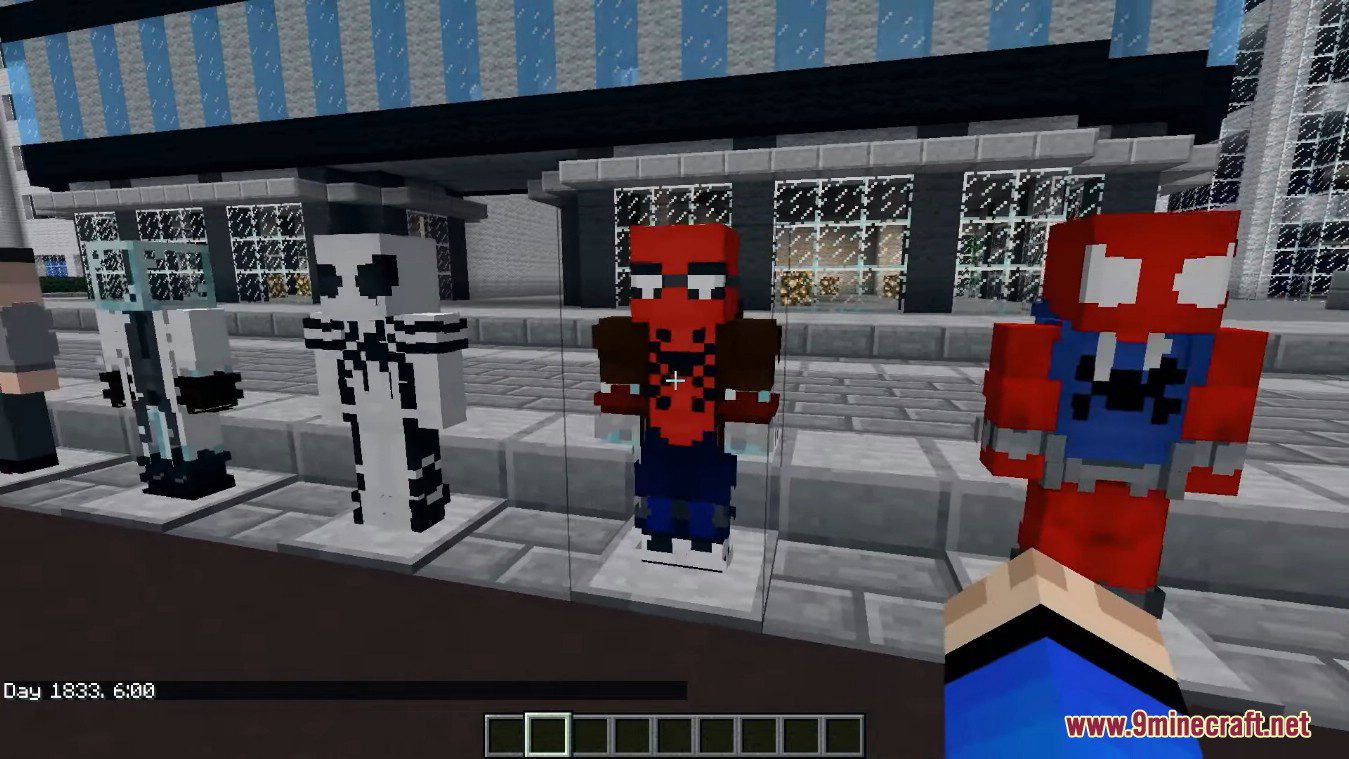 XSQHeroes Heropack Mod (1.7.10) – Spider Man Costumes 6