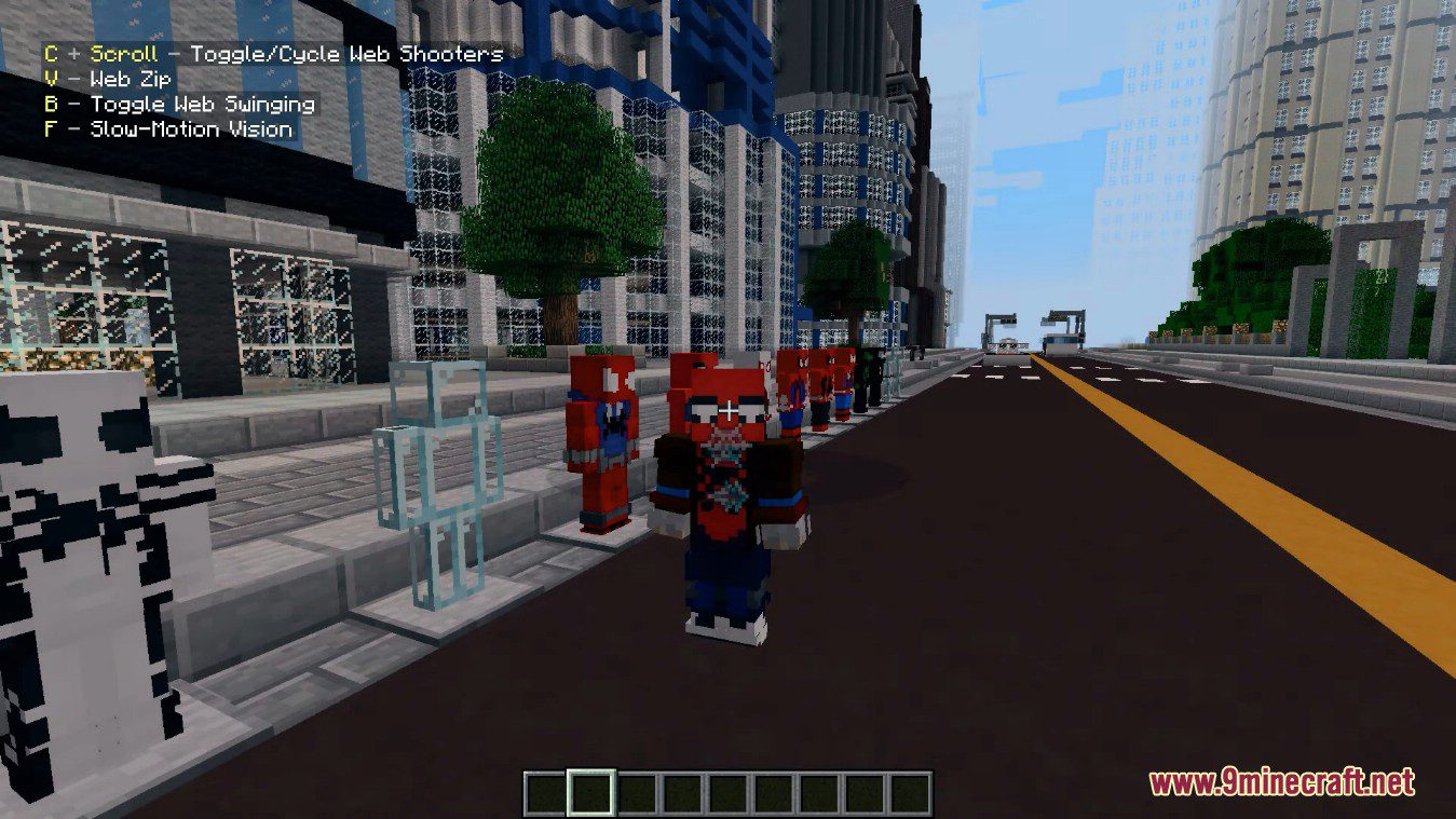 XSQHeroes Heropack Mod (1.7.10) – Spider Man Costumes 7