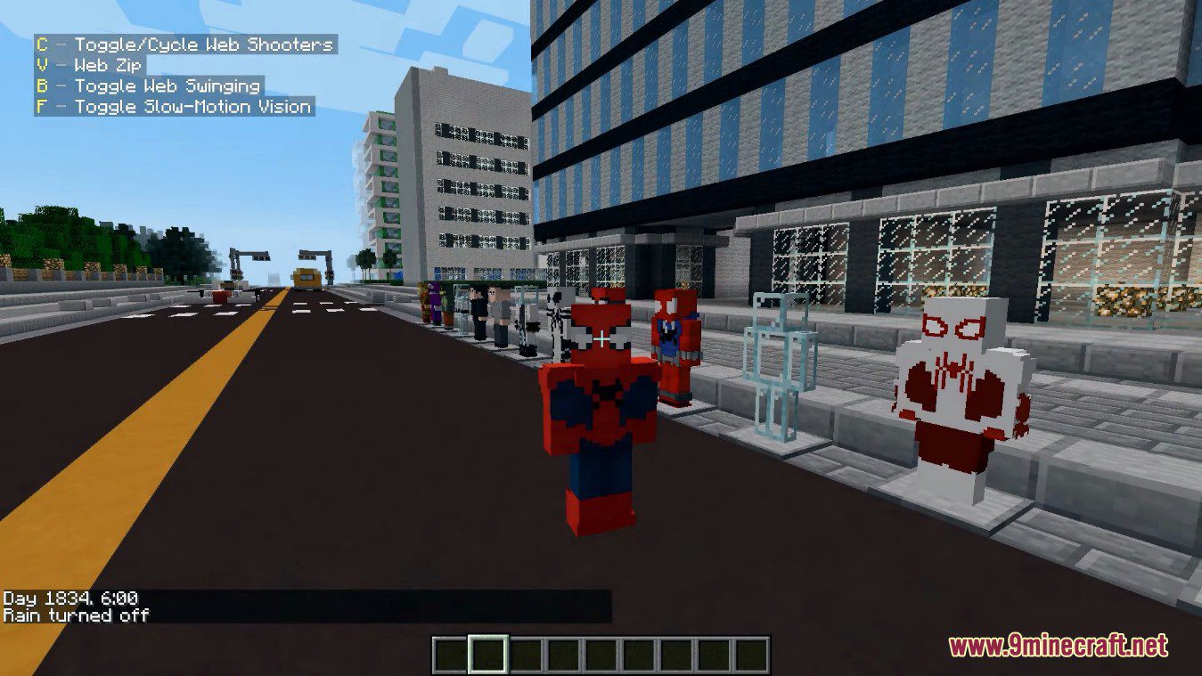 XSQHeroes Heropack Mod (1.7.10) – Spider Man Costumes 9