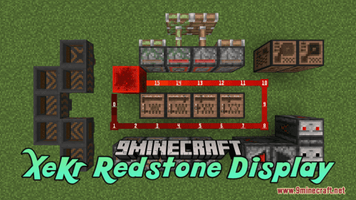 XeKr Redstone Display Resource Pack (1.21.1, 1.20.1) – Texture Pack Thumbnail