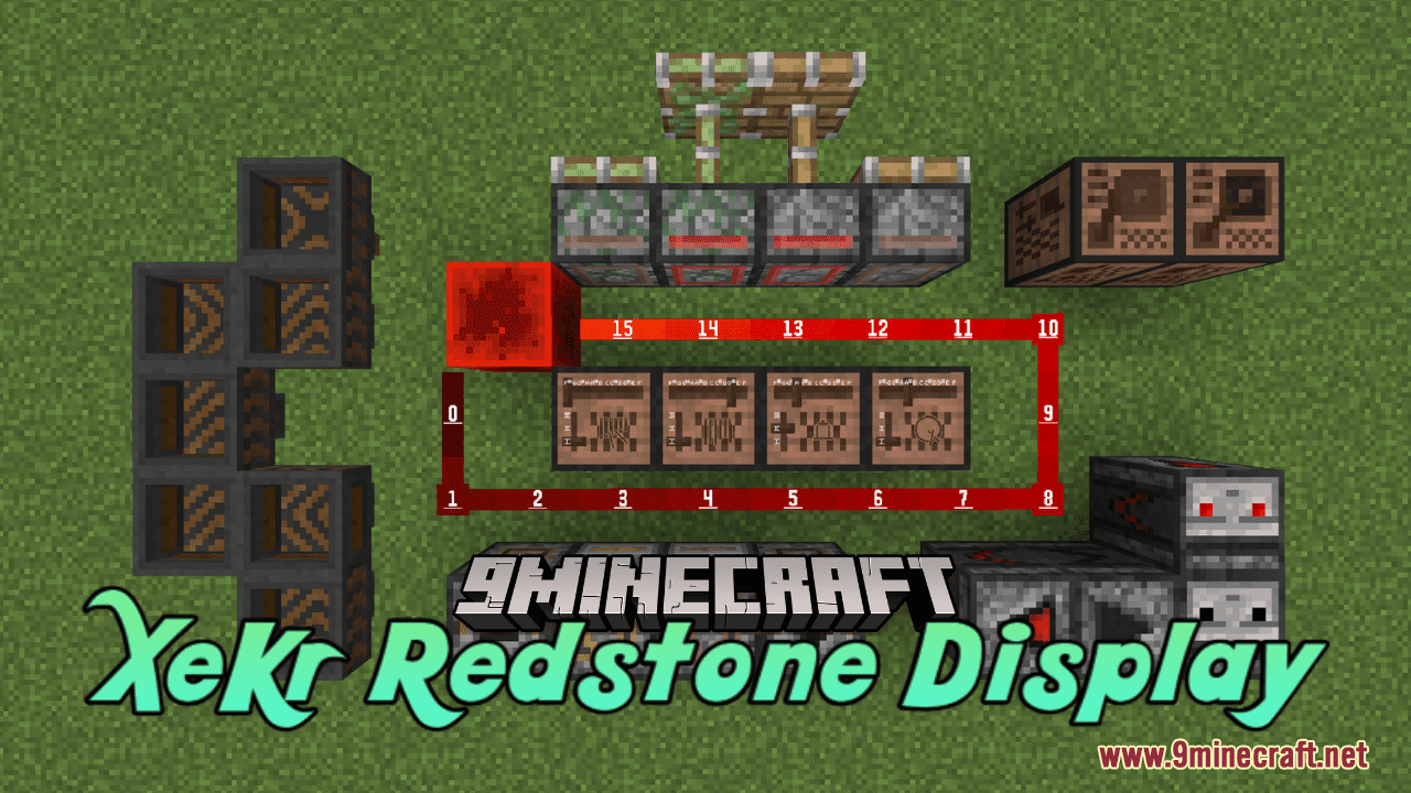 XeKr Redstone Display Resource Pack (1.20.4, 1.19.4) - Texture Pack 1