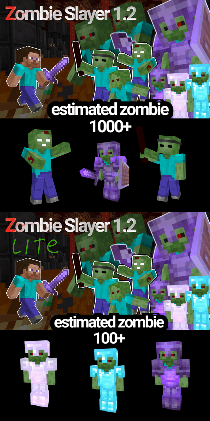 Zombie Slayer Map (1.20, 1.19) - MCPE/Bedrock 6