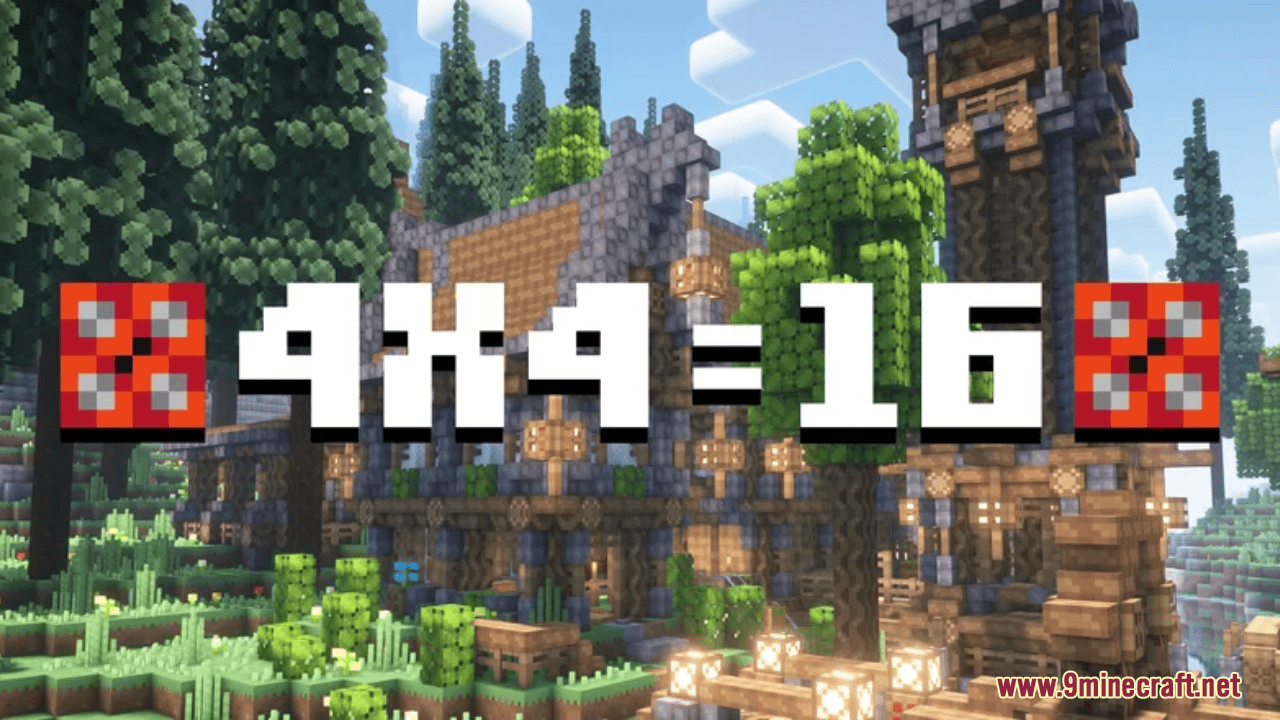 4x4=16 Resource Pack (1.20.6, 1.20.1) - Texture Pack 1