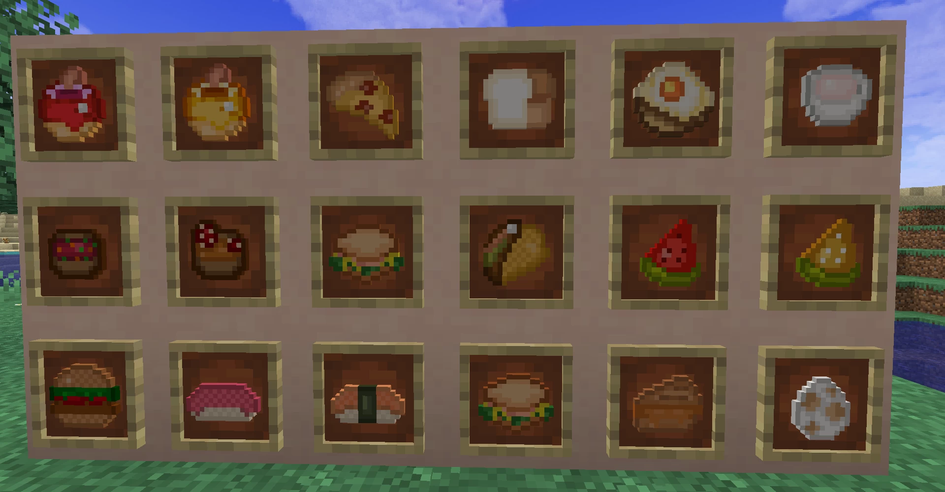 Aesthetic Foods Texture Pack (1.20, 1.19) - MCPE/Bedrock 2