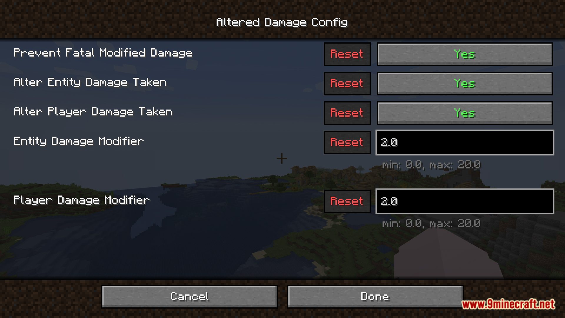 Altered Damage Mod (1.20.4, 1.19.4) - Customize Minecraft Damage Dynamics! 7