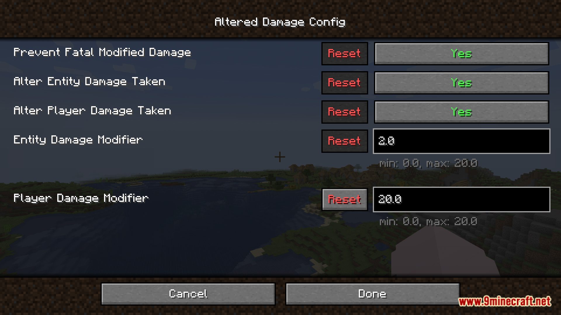 Altered Damage Mod (1.20.4, 1.19.4) - Customize Minecraft Damage Dynamics! 8