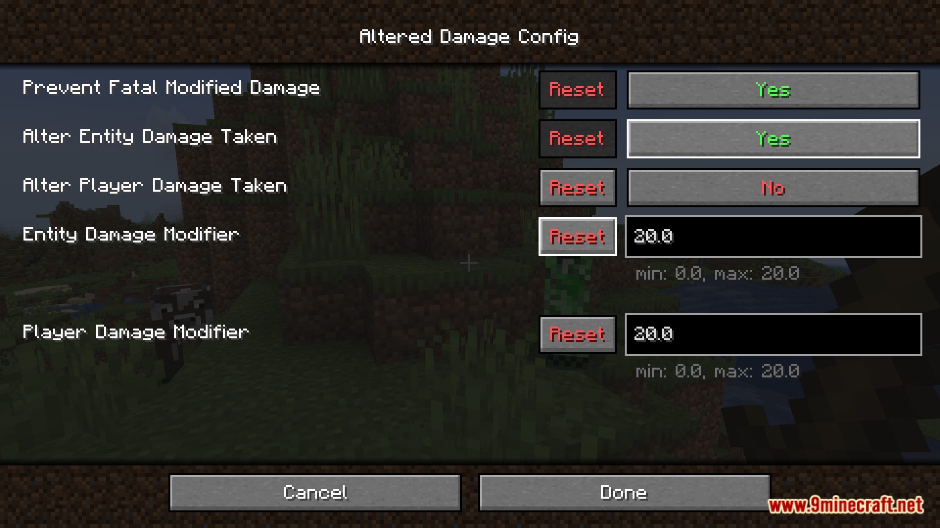 Altered Damage Mod (1.20.4, 1.19.4) - Customize Minecraft Damage Dynamics! 11