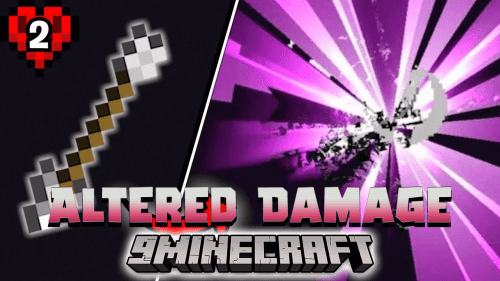 Altered Damage Mod (1.21, 1.20.1) – Customize Minecraft Damage Dynamics! Thumbnail