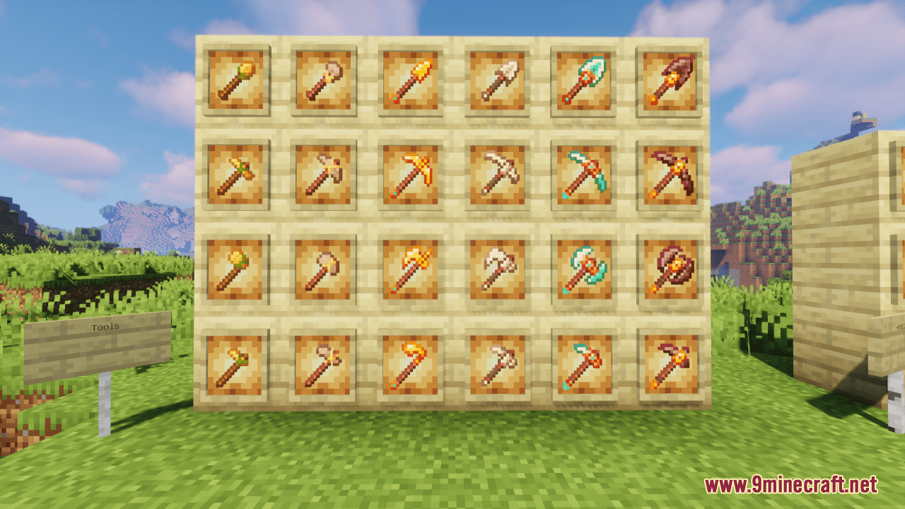 Ameliorated Tools Resource Pack (1.20.6, 1.20.1) - Texture Pack 2