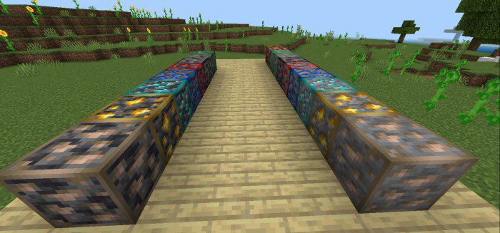 Animated Ore Borders Texture Pack (1.20, 1.19) - MCPE/Bedrock 6