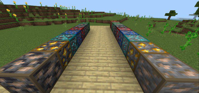 Animated Ore Borders Texture Pack (1.20, 1.19) - MCPE/Bedrock 8