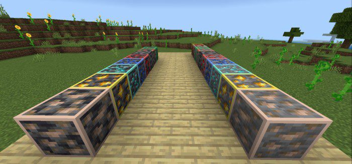 Animated Ore Borders Texture Pack (1.20, 1.19) - MCPE/Bedrock 10