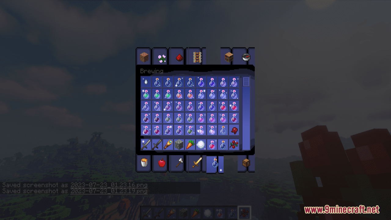 Astral Cave GUI Resource Pack (1.20.6, 1.20.1) - Texture Pack 11