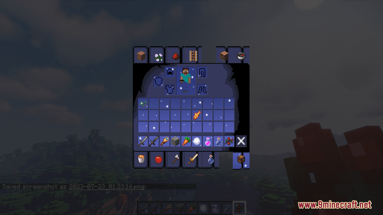 Astral Cave GUI Resource Pack (1.20.6, 1.20.1) - Texture Pack 10