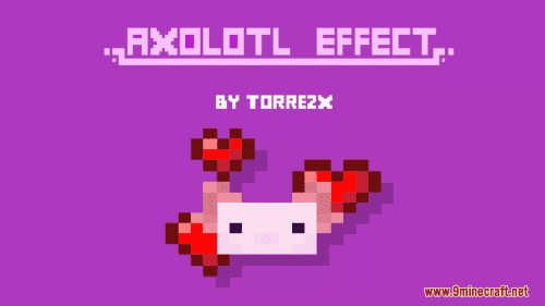 Axolotl Effect Resource Pack (1.20.6, 1.20.1) – Texture Pack Thumbnail