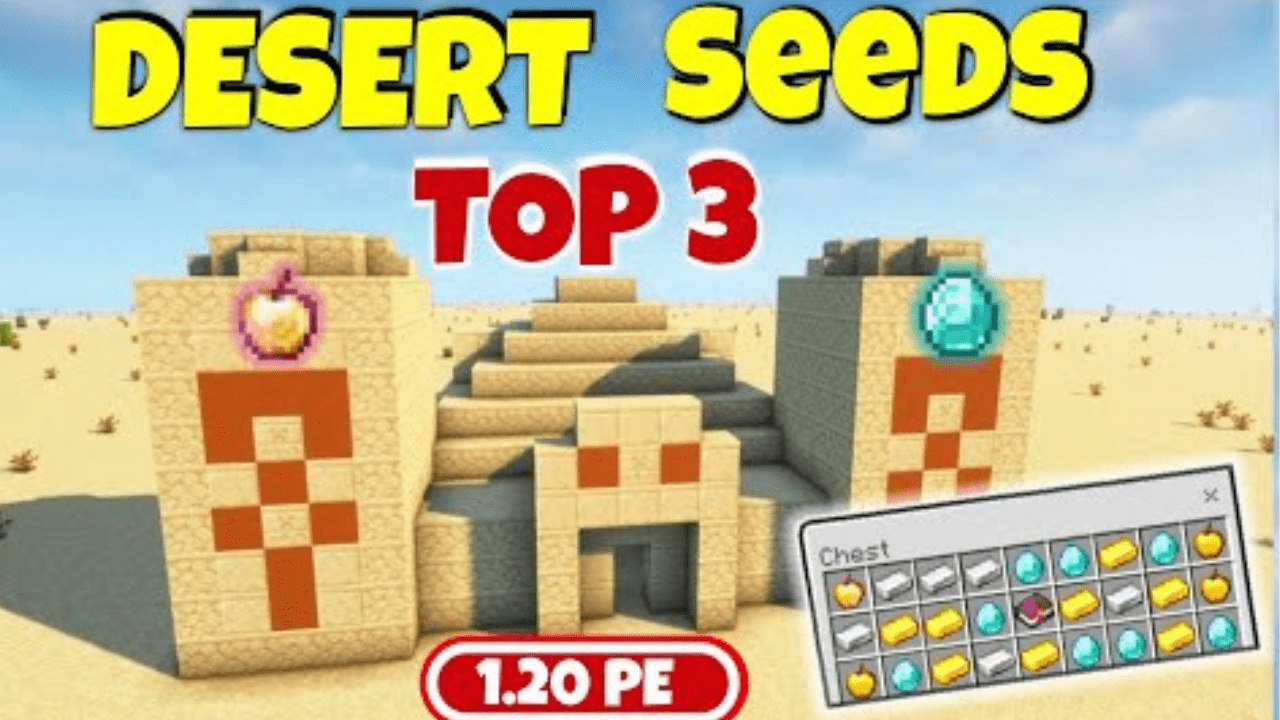 New Desert Minecraft Seeds (1.20.6, 1.20.1) - Bedrock Edition 1